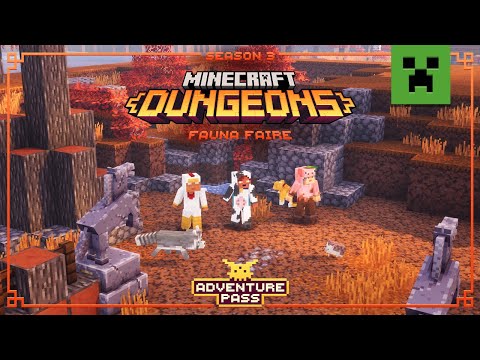 Minecraft Dungeons: Fauna Faire – Adventure Pass Trailer