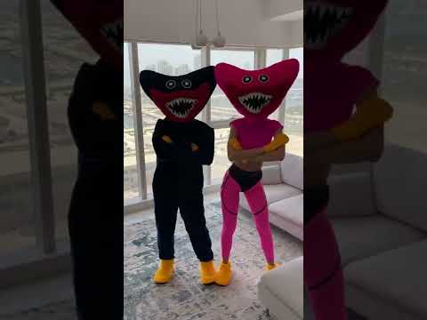 Huggy Wuggy and Kissy Missy Dance #shorts