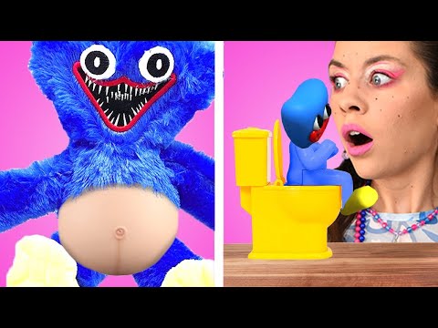 Huggy Wuggy Expecting A Baby! || Pregnancy Hacks & Room Makeover For Parents by Zoom GO!