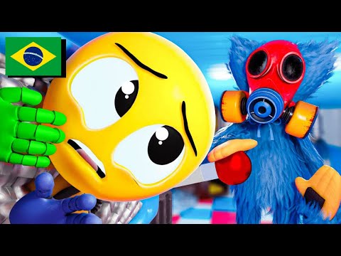 HUGGY WUGGY USANDO A MÁSCARA ? (DUBLADO PT-BR OFICIAL) – COMPILADO DE ANIMAÇÕES Hornstromp BR