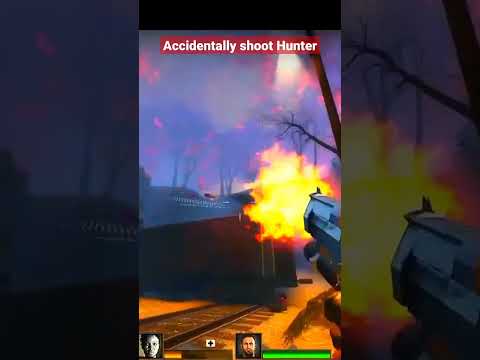Hunter get shot accidentally – Left 4 Dead 2