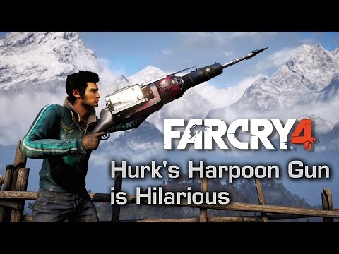 Hurk's Harpoon Gun is Hilarious – Far Cry 4 Montage
