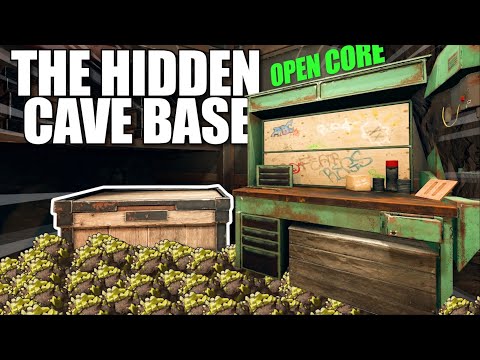 I BUILT an OPEN CORE CAVE BASE NEXT to a CLAN | Solo Rust (1 of 4)