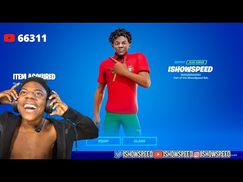 I Created iShowSpeed His Own Fortnite Skin!