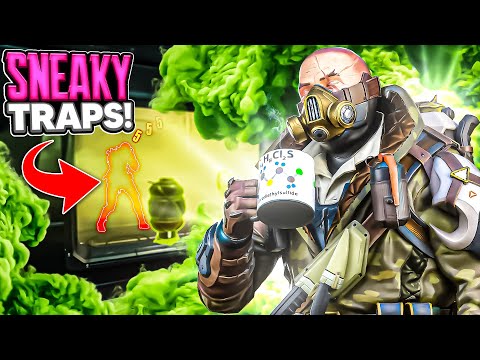 I Did the SECRET CAUSTIC TRAP For 24HRS STRAIGHT ! (Apex Legends)