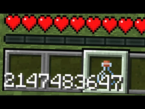 I got 2,147,000,000 bottles in Survival Minecraft…