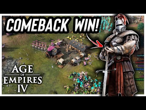 I had to rebuild EVERYTHING in Age of Empires 4. We still won.