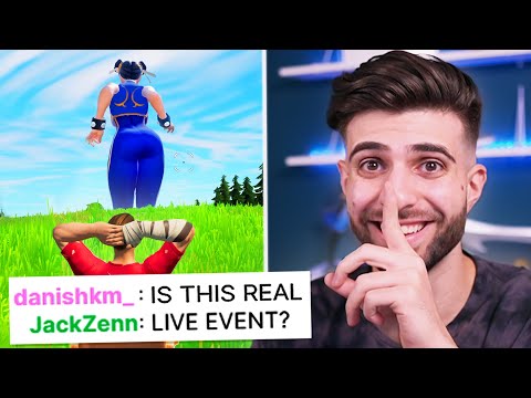 I PRE RECORDED My Entire Fortnite Stream!