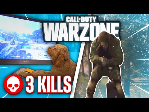I TAUGHT MY DOG TO PLAY CALL OF DUTY WARZONE