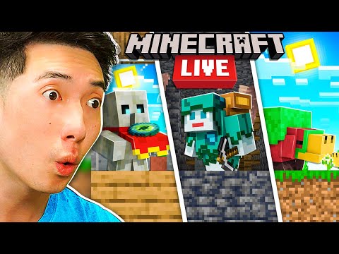 I WAS IN MINECRAFT LIVE 2022!