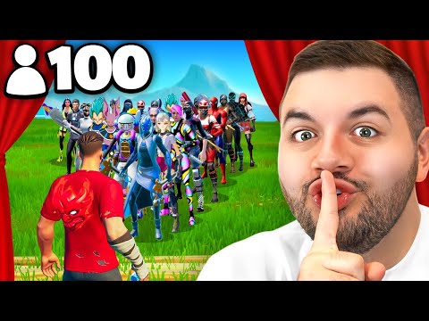 I Went UNDERCOVER in SypherPK’s 100 Player Fashion Show!