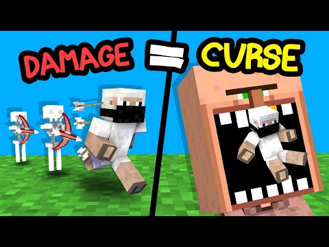 IF I TAKE DAMAGE MINECRAFT GET'S WEIRD  | MINECRAFT | HINDI | BLACKCLUE GAMING