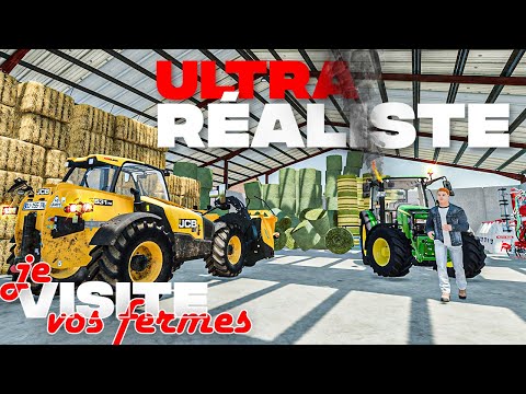 il a créé une ferme ULTRA REALISTE ! | JE VISITE VOS FERMES #02 sur Farming Simulator 22 !