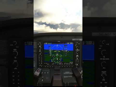 ILS Intercept in Microsoft Flight Simulator #Shorts