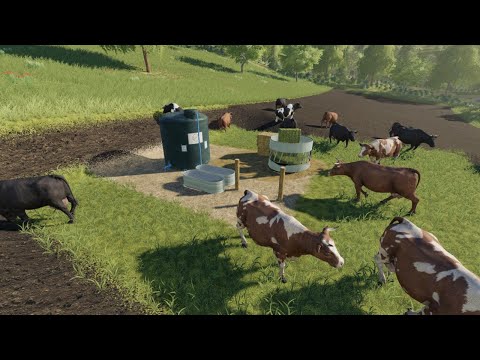 İNEK MERAMIZA İNEKLERİ ALDIM | İNEK BESLEME FS19 | FARMİNG SİMULATOR 2019 | FS19 | vadinin sahibi