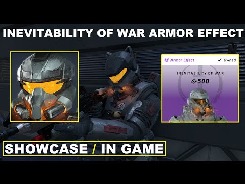 INEVITABILITY OF WAR Armor Effect Showcase in Halo Infinite