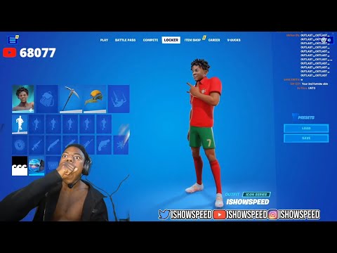 iShowSpeed Got His Own Fortnite Skin!