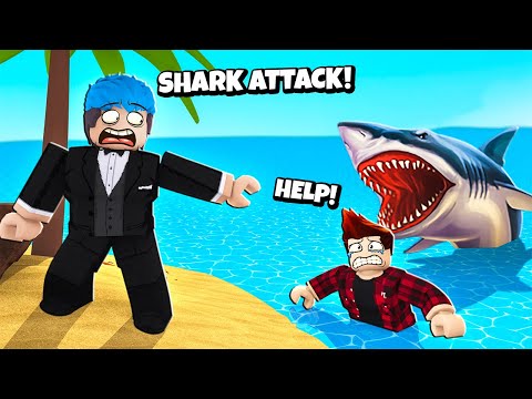 Island Survival | ROBLOX | STRANDED SA ISANG ISLAND NA MAY MGA SHARK!