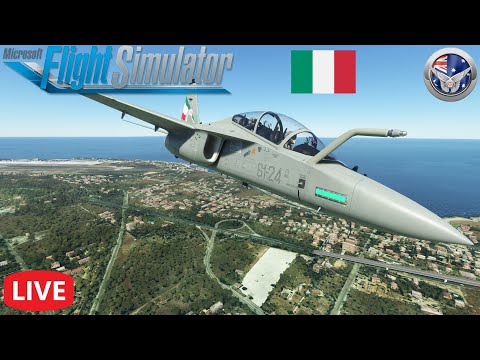 Italy in the Leonardo M-346 – Live Stream – Microsoft Flight Simulator