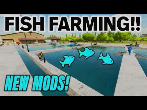 IT’S FISH FARMING!! FS22 | FISHY NEW MODS! | (Review) Farming Simulator 22 | PS5 | 18th Aug 2022.
