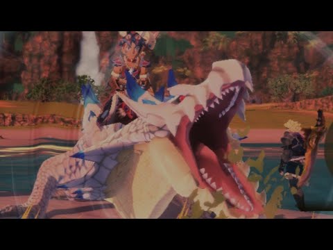 ivory lagiacrus showcase (monster hunter stories 2)