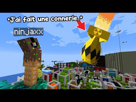 J'ai détruit le serveur Minecraft de FuzeIII.. (il me déteste)