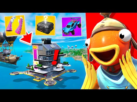 Je DECOUVRE la NOUVELLE MAP avec COFFRES SECRETS, GANTS SPIDERMAN et NOUVELLE VOITURE sur FORTNITE !