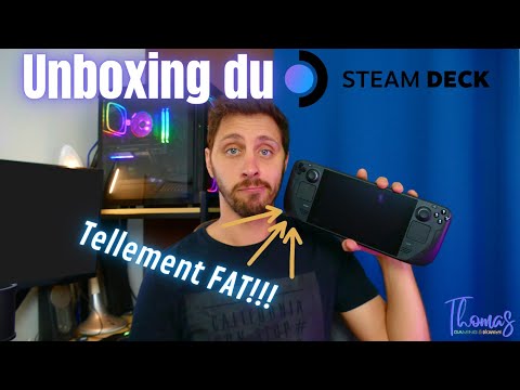 Je ne m'attendais pas à ça! – Unboxing du Steam Deck