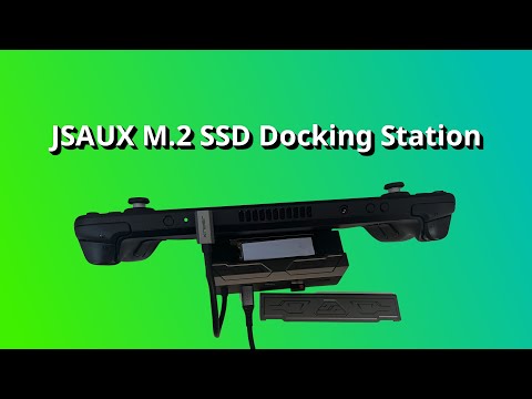 JSAUX created an AWESOME Steam Deck Dock with an SSD slot