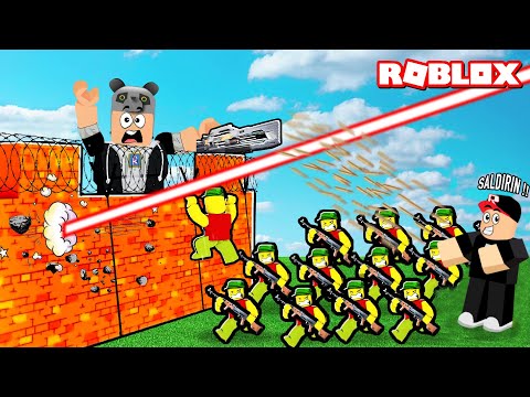 Kendine Savunma Üssü Kur ve Düşmanlara Karşı Savun!! – Panda ile Roblox Battlefield Tycoon