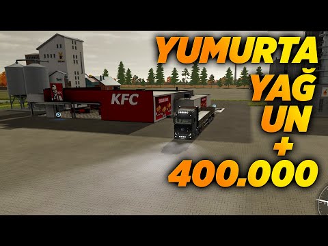 KFC İÇİN 400.000 HARCADIK | FARMİNG SİMULATOR 2022 | FS 22 | fs22 | vadinin sahibi