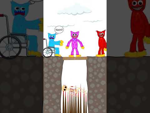 Kissy Missy mistreated Huggy Wuggy | Funny Animation 🤣🤣🤣 #shorts #animation #story