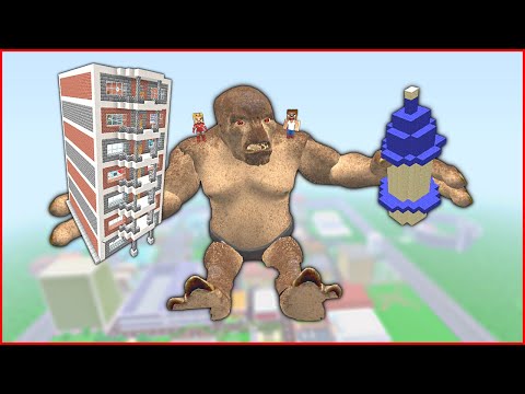 KORKUNÇ DEV ŞEHRİ YIKIYOR! 😲 – Minecraft