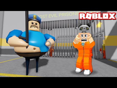 Kötü Adamın Hapishanesinden Kaçıyorum!! – Panda ile Roblox BARRY'S PRISON RUN