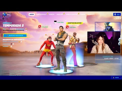 LA RIVERS JUGANDO FORNITE CON ELMARIANA Y ALDOGEO.