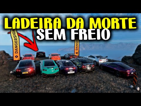 LADEIRA SEM FREIO – GT-R VS SUPRA – FORZA HORIZON 5 GAMEPLAY