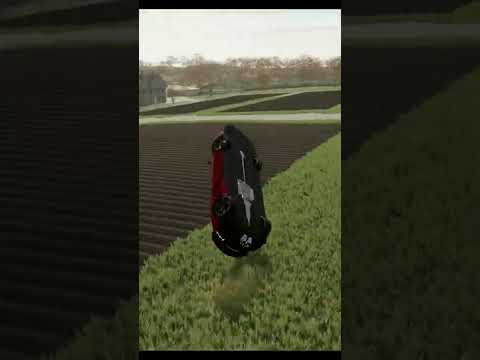 Lamborghini Aventador Farming Simulator 2022 Big Air Rolls Flips Tricks #shortsyoutube