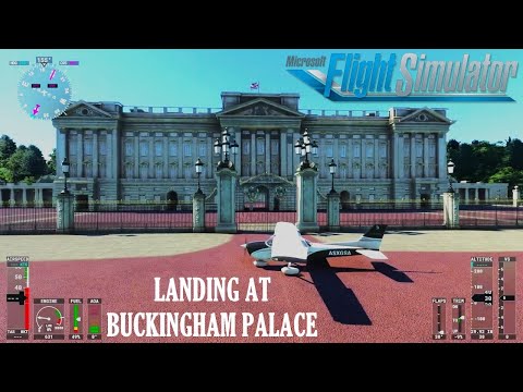Landing at Buckingham Palace – Difficult Landing – Microsoft Flight Simulator – SUBSCRIBE FOR MORE!!