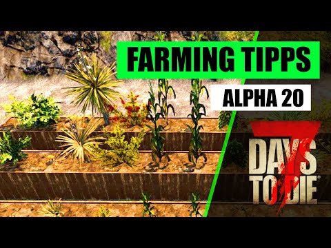 Landwirtschaft Tutorial: Farming in 7 Days To Die 🌽 Anfänger Guide Deutsch (Alpha 20)