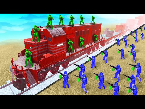 Leading An UNSTOPPABLE Siege vs A BOSS TRAIN! | Ravenfield