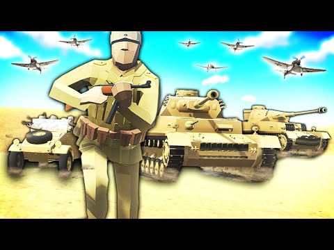 Leading the AFRIKA CORPS in WORLD WAR 2… Ravenfield WW2 North Africa
