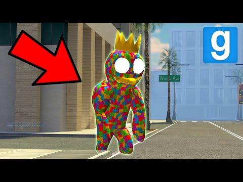 LEGO RAINBOW FRIENDS ARE TERRIFYING!   Garry's mod Sandbox