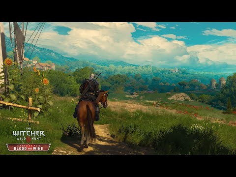 Let's Play The Witcher 3 Wild Hunt Blood And Wine Dlc EP 01: Les Messagers du Pays du Vin