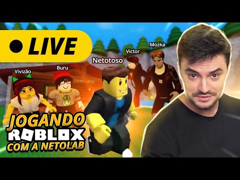 LIVE – JOGANDO ROBLOX COM A NETOLAB
