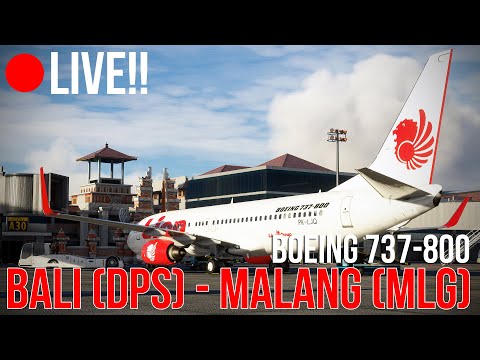 LIVE STREAMING Lagi! Flight Bali DPS to Malang MLG – Microsoft Flight Simulator 2020 Indonesia