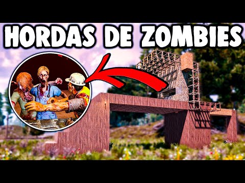 LLEGA LA PRIMERA HORDA, ASÍ FUNCIONA NUESTRA ANTI HORDA | 7 Days to Die 2022 | SajonArco