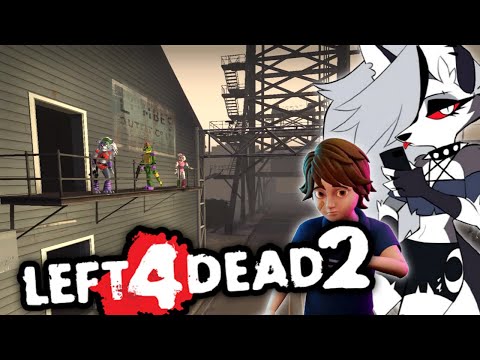 Loona and Gregory meet animatronic on The Passing | Left 4 Dead 2 Indonesia
