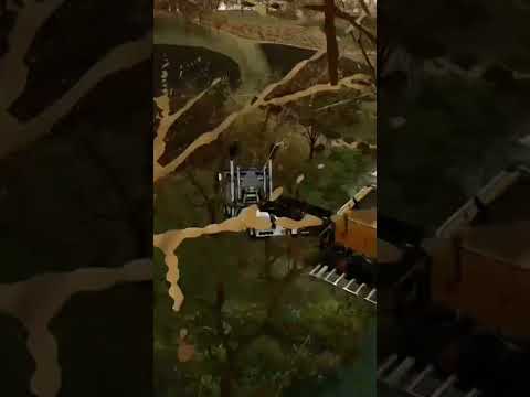 Loosing control in a semi (farming simulator 22)🔥…..#shorts #fs22