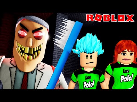 Los Polo escapan de BOB, el dentista chungo en Roblox!!