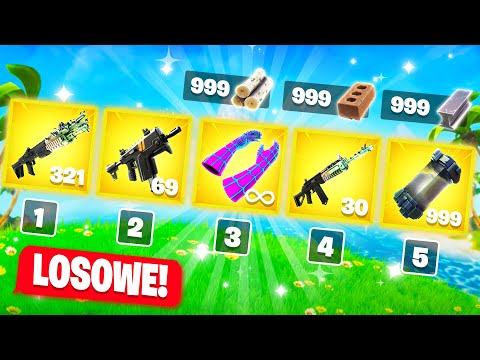 Losowa MITYCZNA BROŃ w Fortnite! (SEZON 4!)